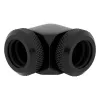 Corsair Hydro X Series XF Hardline Adapter 90 Grad 12mm AD auf 12mm AD Hardtube, 2er-Pack, Schwarz