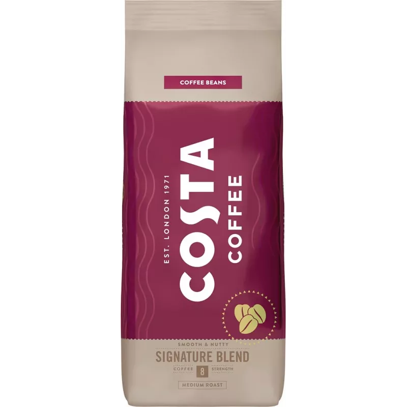 Costa Coffee Signature Blend Medium Coffee Beans 1kg