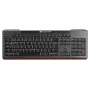 COUGAR 200K Tastatur - Vollständige LED-Hintergrundbeleuchtung - Scissor-Switch Membran - Kabelgebunden USB - Schwarz