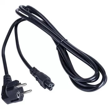 CP NB-10A Netzkabel Euro 3-Pin C5 IEC 3m Hybrid Standard C/E/F CEE 7/7 Schwarz