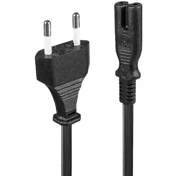 CP RD-01A Netzkabel EU-Stecker CEE 7/16 auf C7 (SN14) Stecker 1,5m lang Schwarz