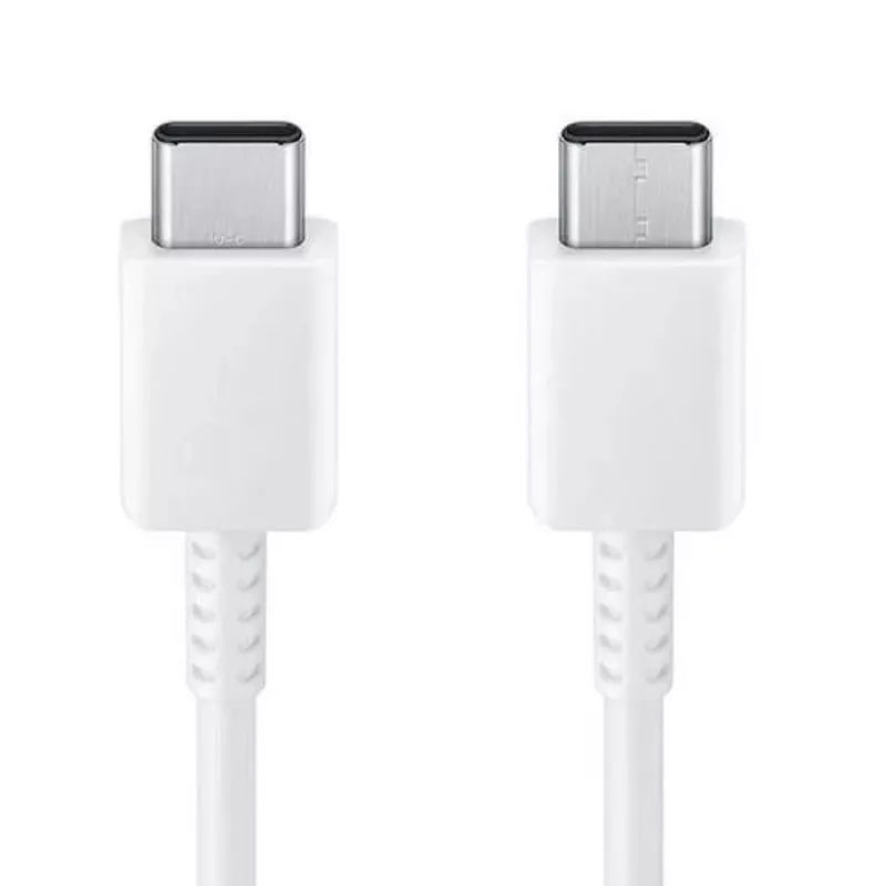 CP USB-C auf USB-C Ladekabel 1m 2A Schnellladung Universal Datensynchronisation Weiß