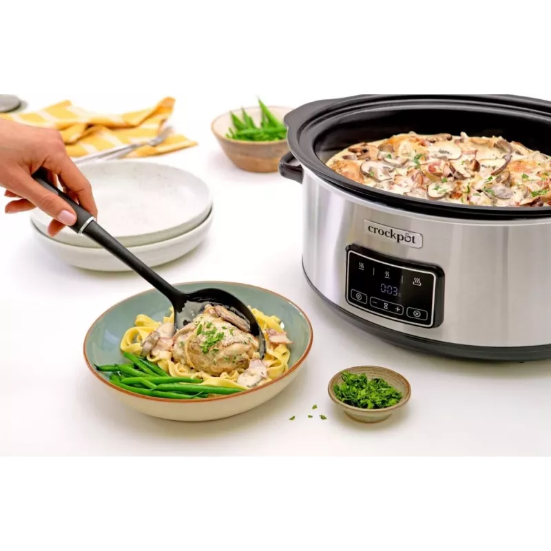 Crock-Pot CSC112X 6,5-Liter Schongarer (Silber)