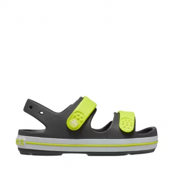 Crocs Crocband Cruiser Kinder-Sandalen Graphit Gelb Größe 30-31