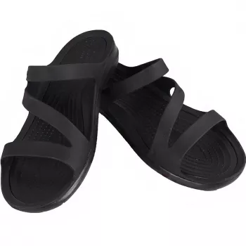 Crocs Swiftwater Sandal W Damen Flip-Flops Schwarz 203998-060 EU 36-37