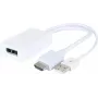 CUC Exertis Connect 127389 Aktiver DisplayPort-auf-HDMI-Videosignal-Konverter 4K UHD 60Hz Schwarz
