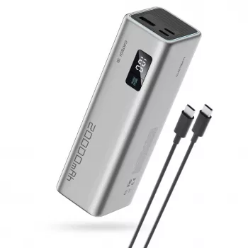 Cuktech CUKP200XGLGR 20000 mAh 100W Power Bank Grau