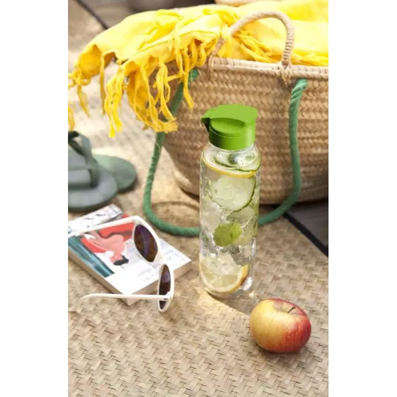 Curver Bottle Dots Flasche 0,45L Transparent/Grün