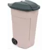 Curver Infinity Rattan Style 110 L Rechteckiger Wäschesammler in Beige