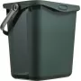Curver Multiboxx Bio 6L grüner Kompostbehälter aus recyceltem Kunststoff mit belüftetem Deckel