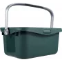 CURVER Multiboxx Bio-Abfalleimer 3L Grün – Recycling-Kunststoff, stapelbar, Klappdeckel