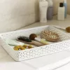 CURVER My Style A4 Aufbewahrungskorb in Creme Rattan-Optik — Langlebiger PP-Organizer mit integrierten Griffen, stapelbar