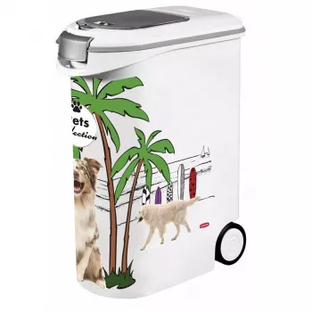 CURVER PetLife Futtervorratsbehälter 20 kg 54 L Anthrazit/Grün