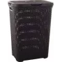 Curver Style 144873 Wäschekorb 60 L eckig Rattan braun