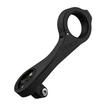 CYCPLUS Z4 Fahrradcomputer-Halterung - CNC-Aluminium Out-Front-Lenkerhalterung für Garmin, Bryton, Wahoo mit GoPro-Adapter