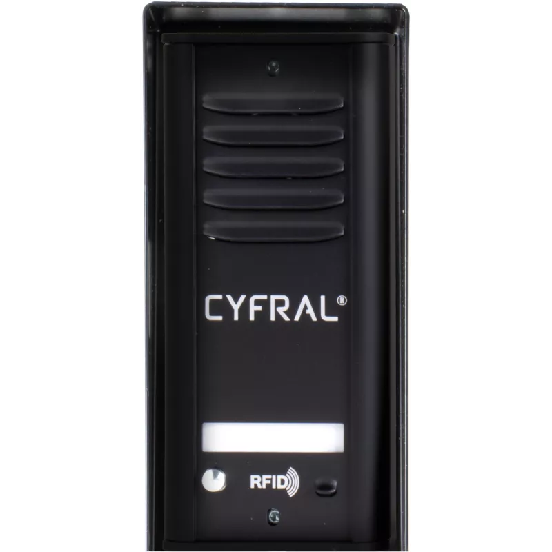 CYFRAL COSMO 1-Tenant Intercom Kit Schwarz