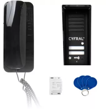 CYFRAL COSMO 2 Intercom Black Panel