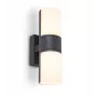 CYRA 5198101118 15W LED Wandleuchte, Matt Schwarz, 3000K Warmweiß, 1200 Lumen