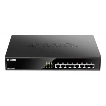 D-Link DGS-1008MP-RFB 8-Port Desktop-Gigabit-PoE+-Switch