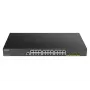 D-Link DGS-1250-28XMP 28-Port Smart Managed L3 Lite PoE+ Gigabit Switch mit 4x 10G SFP+ Uplinks, 370W PoE-Budget, Rack-montierbar
