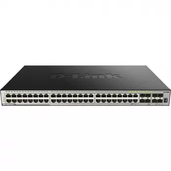 D-Link DGS-3630-52TC L3 Managed Stackable Switch - 48x Gigabit + 4x 10G SFP+, Rackmount