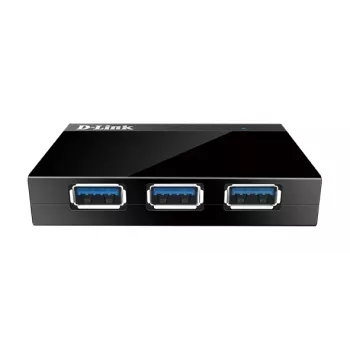 D-Link DUB-1340 4-Port USB 3.0 Hub - Schwarz