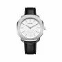 D1 Milano SSLL03 Herrenuhr 36mm Quarz Edelstahl Schwarzes Zifferblatt