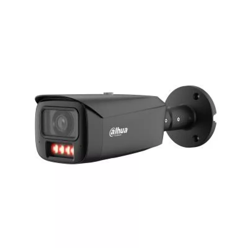 DAHUA 6MP Bullet IP Kamera mit Warmlicht, Active Deterrence, 3,6mm Objektiv, IP67, Schwarz