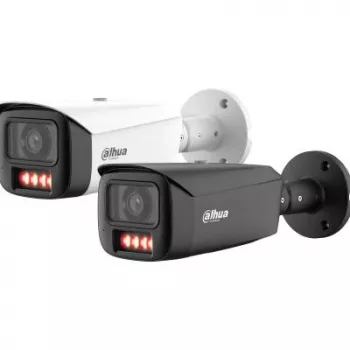 DAHUA 6MP Bullet IP Kamera mit Warmlicht, Active Deterrence, 3,6mm Objektiv, IP67, Schwarz