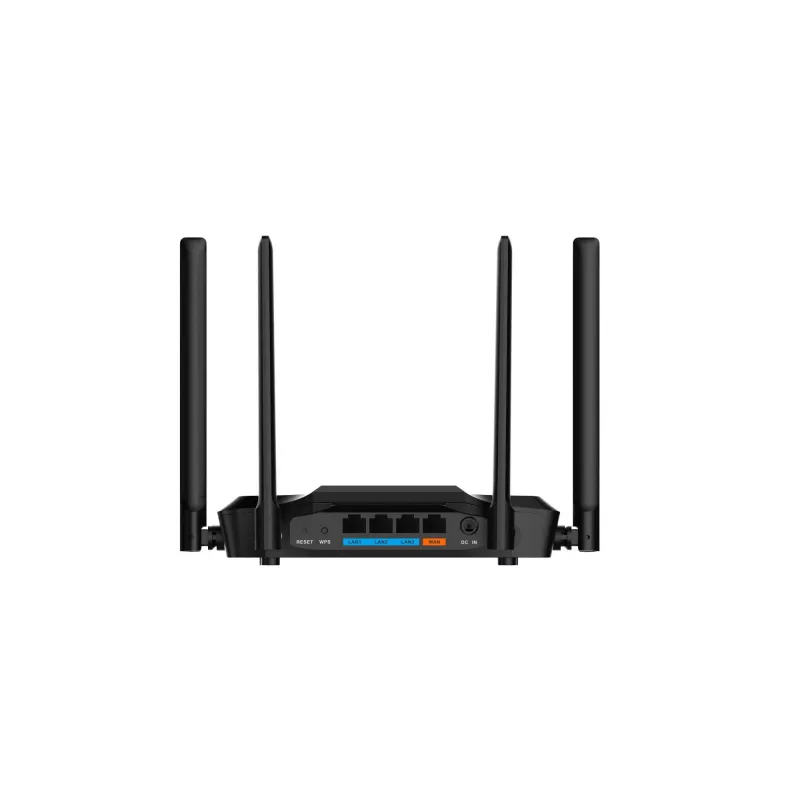 DAHUA AC12 AC1200 Dual-Band Gigabit WLAN-Router, Wi-Fi 5, 4x LAN, Schwarz