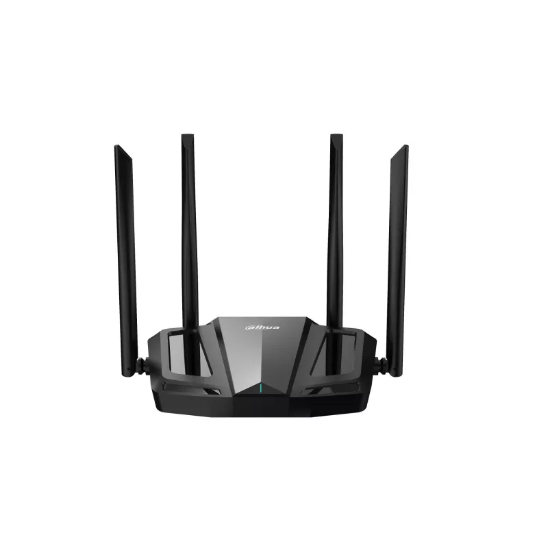 DAHUA AC12 AC1200 Dual-Band Gigabit WLAN-Router, Wi-Fi 5, 4x LAN, Schwarz