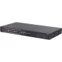 DAHUA CS4226-24ET-375 26-Port Layer 2+ Managed PoE+ Switch mit 24 Gigabit PoE+ Ports, 2 SFP Uplinks, 375W Budget, Lüfterlos, Rackmount