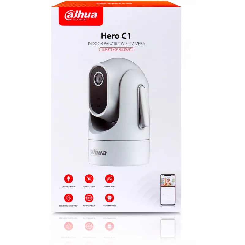 DAHUA H2C 2MP PT IR Dome WLAN-Kamera mit Zwei-Wege-Audio