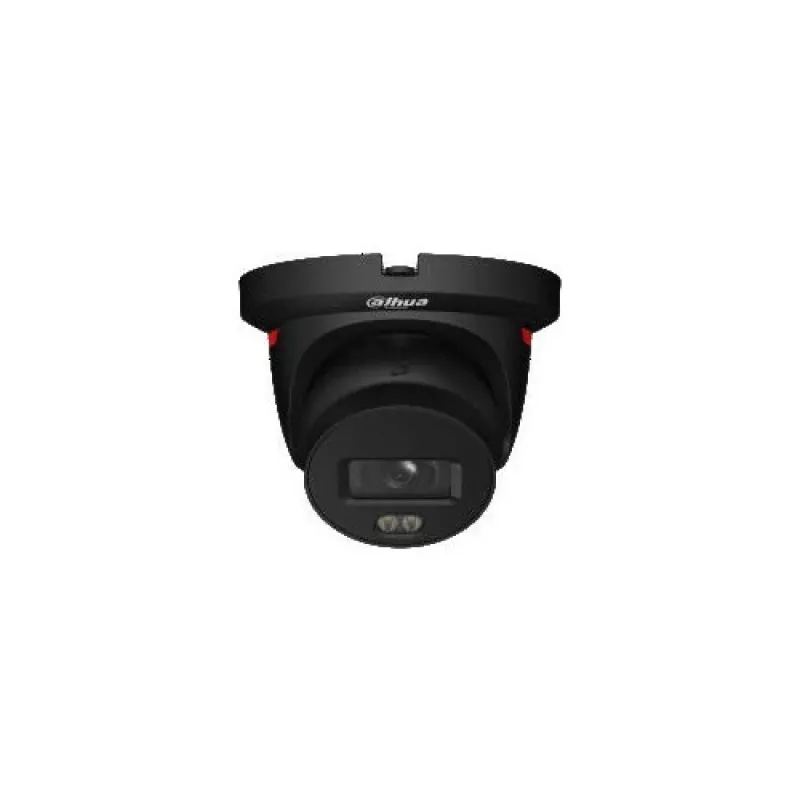 Dahua IPC-HDW2449TH-S-LED-0280B-PROX-BLK IP-Kamera mit LED und schwarzem Gehäuse