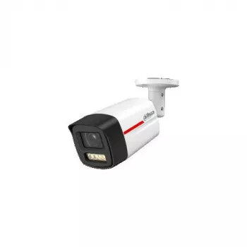 DAHUA IPC-HFW2449TL-S-LED-0280B-PROX WizSense WizColor X 4MP Bullet IP Kamera mit 2.8mm Objektiv, Full-Colour Nachtsicht, eingebautem Mikrofon, PoE, IP67