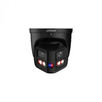 Dahua IPC-PDW31259-A180-AS-PV-0280B-BLACK TIOC Duo 8MP Panorama 180° IP Sicherheitskamera, Schwarz