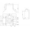 Dahua PFA151 Eckmontagehalterung für Kamera, Weiß, Aluminium