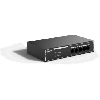 Dahua SG1005LP 5-Port Gigabit PoE+ Switch, 4 PoE-Ports, 35W Budget, Desktop