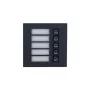 Dahua Technology VTO4202FB-MB5 Rufknopfmodul, 5 Tasten, Silber/Schwarz, IP65, IK07