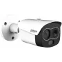 DAHUA TPC-BF1241-B3F4-DW-S8 Wärmebild-Kugelkamera, 256x192 Wärmebild & 4MP sichtbar, 3.5mm/4mm, IP67, PoE