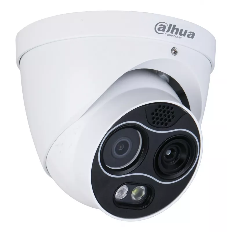 Dahua TPC-DF1241-TB3F4-DW-S8-V1 Dual-Spectrum Thermal & Visible IP Camera, 4MP, 256x192 Thermal, IP67, IK10
