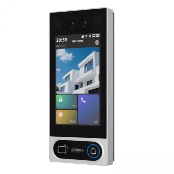 DAHUA VTO6631QS-WP Video-Türsprechanlage mit Gesichtserkennung, Fingerabdruck, IC-Karte, 4,3 inch Touchscreen, PoE, IP65, IK08