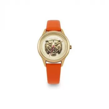 Daisy Dixon DD184OG Damenuhr 36mm Roségold Graues Leder