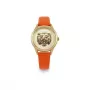 Daisy Dixon DD184OG Damenuhr 36mm Roségold Graues Leder