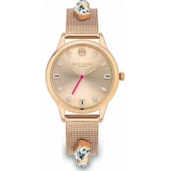 Daisy Dixon Damenuhr DD105RGM Quarz Analog 35mm Roségold-Ton