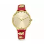 Daisy Dixon Damen DD133PG Analog Quarzuhr 38mm Roségold Pink Kunstleder