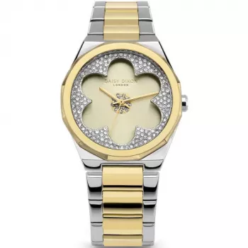 Daisy Dixon Damenuhr DD168SGM Quarz Analog 36mm Roségold Grau Kunstleder