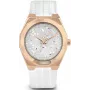 Daisy Dixon Damen Quarz Analog Armbanduhr DD120WRG 36mm Roségold Weiß