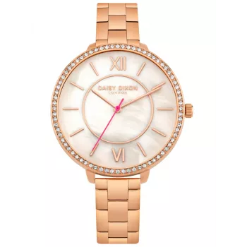 Daisy Dixon Damen Armbanduhr Roségold Edelstahl Quarz DD088RGM (36mm)