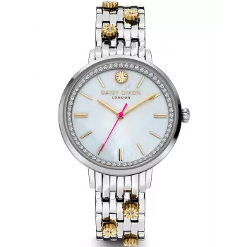Daisy Dixon Damenuhr DD158SM 38mm Silber Edelstahl-Mesh